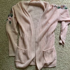 Oversized embroidered sweater